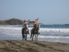 Beach rides at Costa Ricans Golden Pacific Coast. / Strandritte an Costa Ricas Goldener Pazifikküste.
